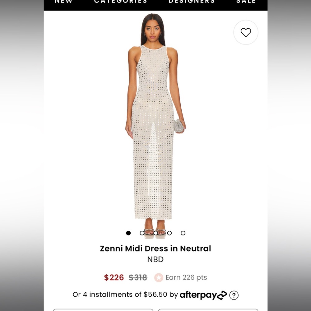 NBD gem embellished dress